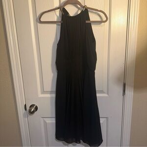 White House Black Market Black Backless Dress